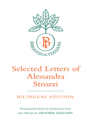cover image of Selected Letters of Alessandra Strozzi
